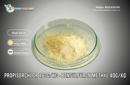 Herbicide PROPISORCHLOR 160G/KG + BENSUFURON METHYL 40G/KG - GRADF 200WP