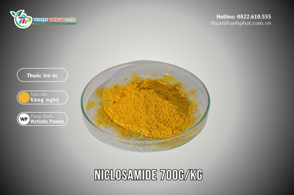 Thuốc trừ ốc NICLOSAMIDE 700G/KG