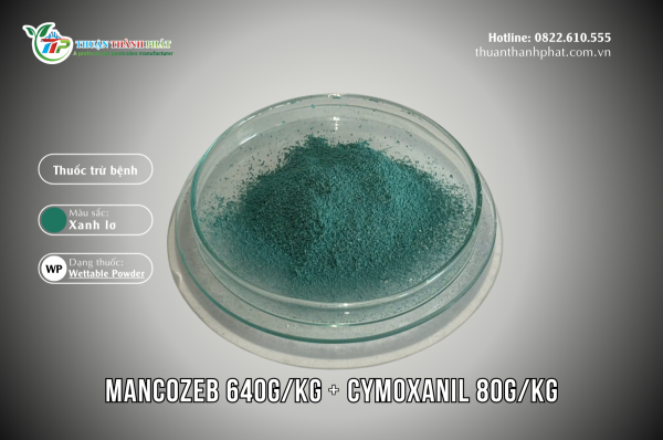 Fungicide MANCOZEB 640G/KG + CYMOXANIL 80G/KG - RAZOCIDE 720WP