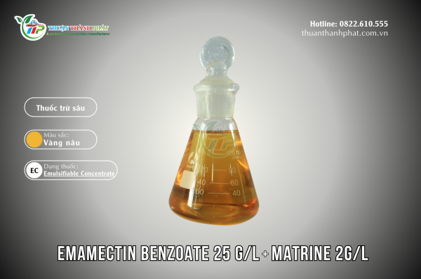 Thuốc trừ sâu EMAMECTIN BENZOATE 25G/L + MATRINE 2G/L